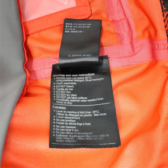 Medium Burton Snowboard 3L Zephyr Jacket Buffalo Plaid BlackRedBrown FreeShip - Picture 10 of 11